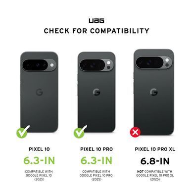 Чохол UAG для Google Pixel 10 Pro, Pathfinder Clear MagSafe, Ash (614469113140) [112691]