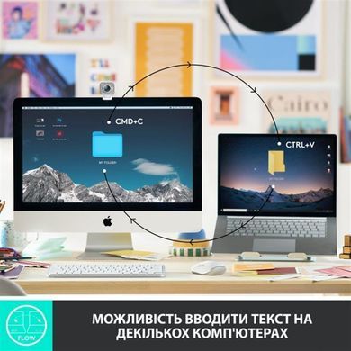 Клавіатура бездротова Logitech MX Keys Mini Wireless Illuminated UA Pale Gray (920-010499) [605928]