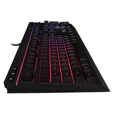 HyperX Клавіатура мембранна Alloy Core 117key, USB-A, EN/UK, RGB, чорний (4P4F5AA)