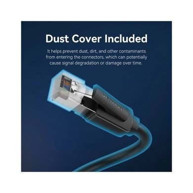 Патч-корд Vention CAT 8 SFTP Ethernet, 3 m, Black (IKKBI) [610185]