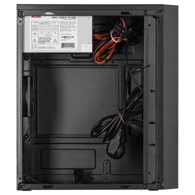 Корпус 2E TeamX TMX04 з БЖ 2E ATX400W, 2xUSB2.0, 1x80мм, VGA 220мм, mATX, чорний (2E-TMX04) [111326]