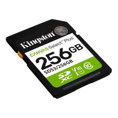 Карта пам`яті SDXC 256GB UHS-I Class 10 Kingston Canvas Select Plus R150MB/s (SDS3/256GB) [613352]