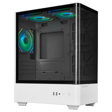 Корпус Prologix (Lumi GM-01AW Glass White) [608747]