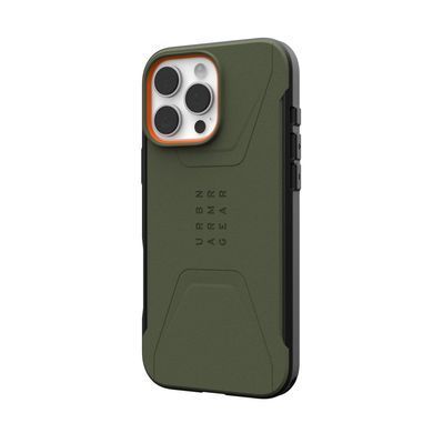 Чохол UAG для iPhone 16 Pro Max, Civilian Magsafe, Olive Drab (114445117272) [108730]