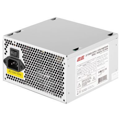 Корпус 2E TeamX TMX04 з БЖ 2E ATX400W, 2xUSB2.0, 1x80мм, VGA 220мм, mATX, чорний (2E-TMX04) [111326]