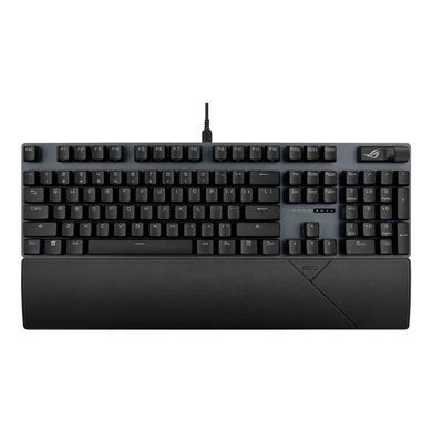 Клавiатура Asus ROG Strix Scope II X NX Snow V2 EN PBT Black (90MP03XF-BKUA20) [614662]