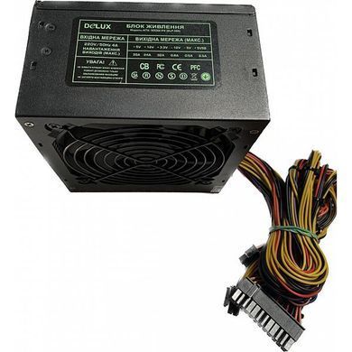 Блок живлення Delux 500W bulk (DLP-35D Black) [608549]
