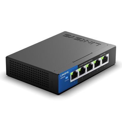 Комутатор Linksys LGS105 5xGE, Некерований (LGS105-EU) [14920]