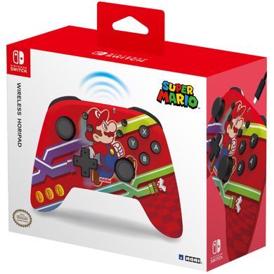 Hori Геймпад бездротовий Horipad (Super Mario) для Nintendo Switch, Red (810050910286)