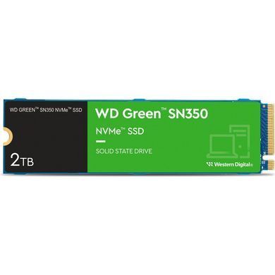 Накопичувач SSD WD M.2 2TB PCIe 3.0 Green SN350 (WDS200T3G0C) [112922]