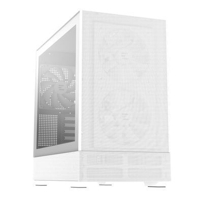 Корпус Zalman P30 Air без БЖ, 1xUSB3.0, 1xUSBType-C, 3x140мм ARGB, VGA 392мм, LCS ready, TG Side Panel, mATX, білий (P30AIRWHITE) [109559]