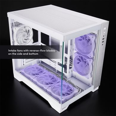 Корпус Chieftec VISIO ATX, без БЖ, White (GM-30W-TG-OP) [403924]