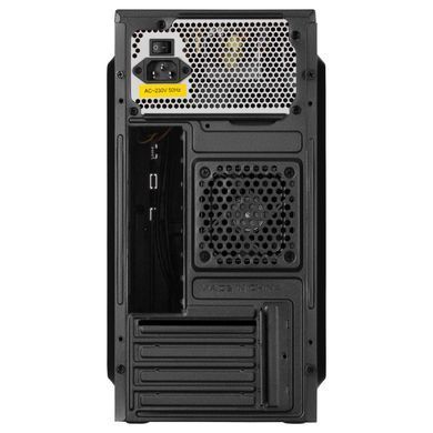 Корпус 2E TeamX TMX04 з БЖ 2E ATX400W, 2xUSB2.0, 1x80мм, VGA 220мм, mATX, чорний (2E-TMX04) [111326]