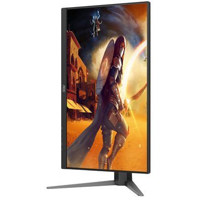 Монітор TFT 27" AOC, Fast IPS, 200Гц, 2хHDMI, DP, HAS, Pivot, кол., чорно-червоний (27G4HA) [403505]