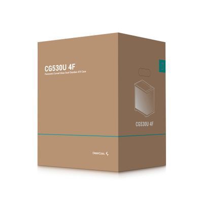 Корпус DeepCool CG530U 4F Black без БЖ (R-CG530U-BKAGA4-G) [618116]