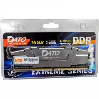 Модуль пам`ятi DDR4 32GB/3200 Dato Extreme Grey (EXB32G4DLDND32) [611261]