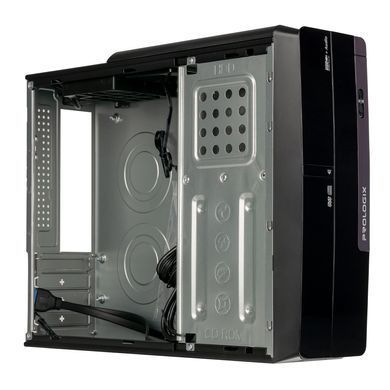Корпус Prologix E106 Slim Black Door 400W (E106 Slim 400W) [608683]