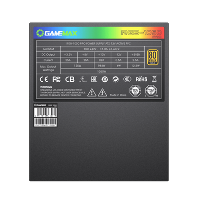 Блок живлення GAMEMAX (RGB-1050 PRO) [303169]
