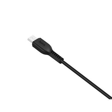 Кабель HOCO X20 USB to Micro 2.4A, 1m, PVC, TPE connectors, Black (6957531068822) [804389]