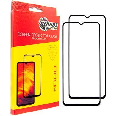 Захисне скло Dengos для Samsung Galaxy A25 5G SM-A256 Black Full Glue 2шт (DG-TG2P-12) [600730]