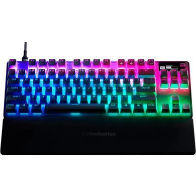 Клавіатура ігрова SteelSeries Apex Pro TKL UA HyperMagnetic Switches, OmniPoint 2.0, OLED (64856) [401047]