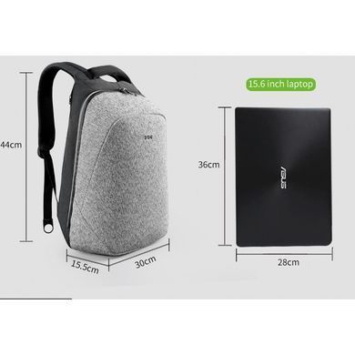Рюкзак Tigernu D-83351 15.6" Black Grey (D-83351BlGr) [800078]
