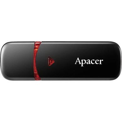 Флеш-накопичувач USB 64GB Apacer AH333 Black (AP64GAH333B-1) [607045]