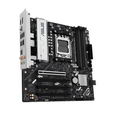 Материнcька плата ASUS B850M MAX GAMING WIFI sAM5 B850 4xDDR5 M.2 HDMI DP Wi-Fi BT mATX (90MB1LL0-M0EAY0) [109237]