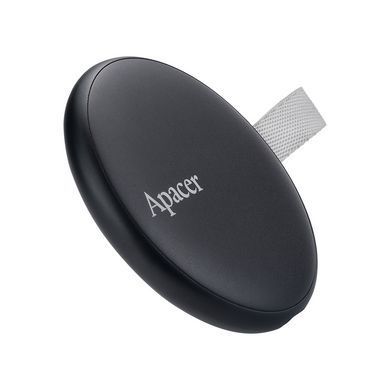 Портативний SSD Apacer Magnetic AS725 512 GB USB 3.2 Gen.2 Type-C MagSafe Black (AP512GAS725B-1) [803639]