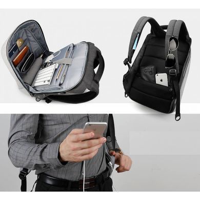 Рюкзак Tigernu D-83351 15.6" Black Grey (D-83351BlGr) [800078]