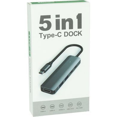 USB-хаб Blueendless USB Type-C 5-в-1 (CA913435) [605163]