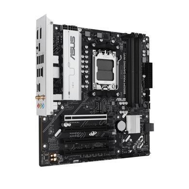 Материнcька плата ASUS B850M MAX GAMING WIFI sAM5 B850 4xDDR5 M.2 HDMI DP Wi-Fi BT mATX (90MB1LL0-M0EAY0) [109237]