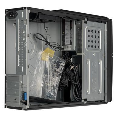 Корпус Prologix E106 Slim Black Door 400W (E106 Slim 400W) [608683]