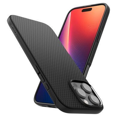 Чохол Spigen для iPhone 16 Pro, Liquid Air, Matte Black (ACS08117) [108286]