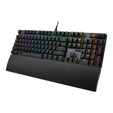Клавiатура Asus ROG Strix Scope II X NX Snow V2 EN PBT Black (90MP03XF-BKUA20) [614662]