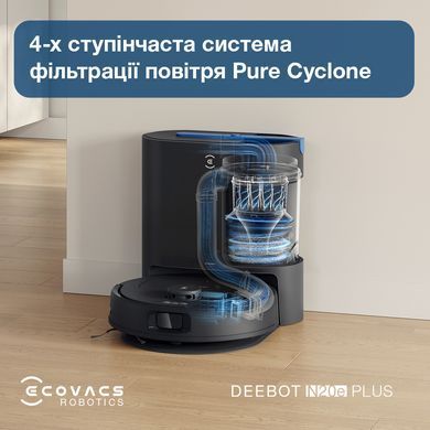Робот-пилосос Ecovacs Deebot Ozmo N20E Plus (YDLX11-3) Black (YDLX11-3 Black) [611693]