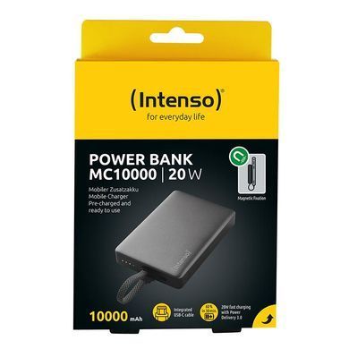 Портативний зарядний пристрій USB 10000MAH MAG GREY MC10000 INTENSO (7340034) [503412]