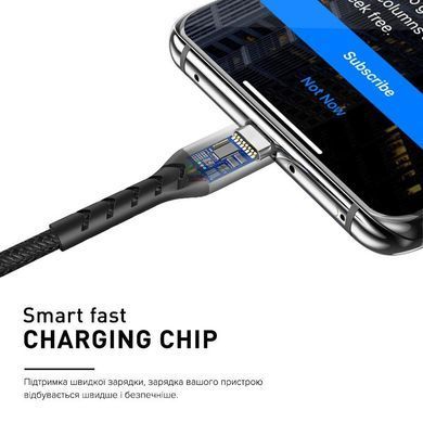 Кабель Luxe Cube Kevlar USB - Lightning (M/M), 1.2 м, райдужний (8886668686341) [603782]