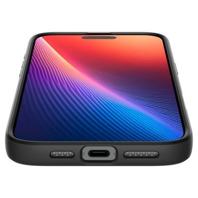 Чохол Spigen для iPhone 16 Pro, Liquid Air, Matte Black (ACS08117) [108286]