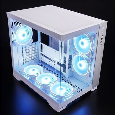 Корпус Chieftec VISIO ATX, без БЖ, White (GM-30W-TG-OP) [403924]