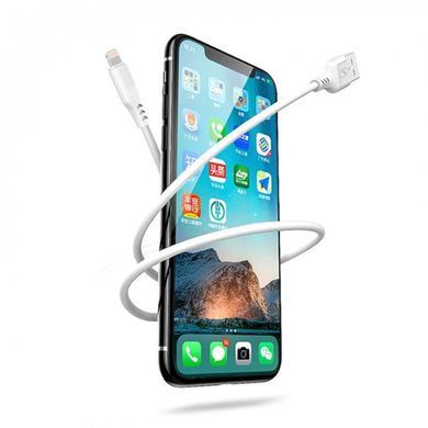 Кабель SkyDolphin S61L USB - Lightning (M/M), 1 м, White (SDUSB-000443) [604210]