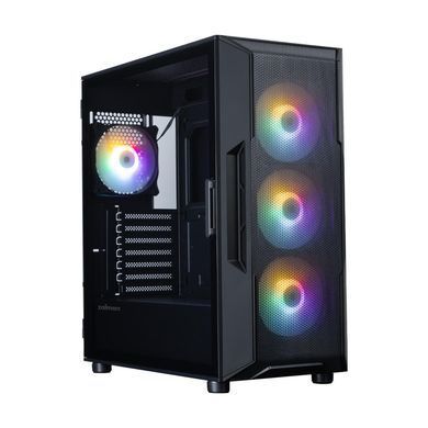 Корпус Zalman I3 Neo V2 без БЖ, 2xUSB3.0, 1x Type C, 4x120мм RGB, VGA 400мм, LCS ready, TG Side Panel, ATX, чорний (I3NEOV2BLACK) [112537]