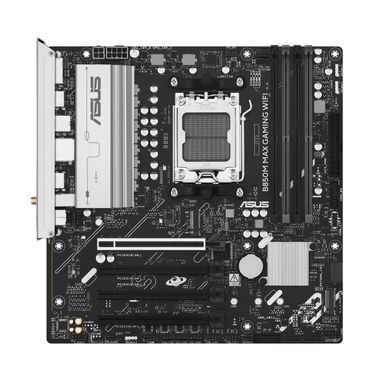 Материнcька плата ASUS B850M MAX GAMING WIFI sAM5 B850 4xDDR5 M.2 HDMI DP Wi-Fi BT mATX (90MB1LL0-M0EAY0) [109237]