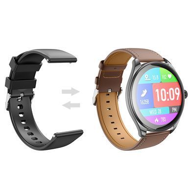 Смарт-годинник HOCO Y22 AMOLED 36mm. 200 mAh. IP67 Black (6942007628983) [803271]