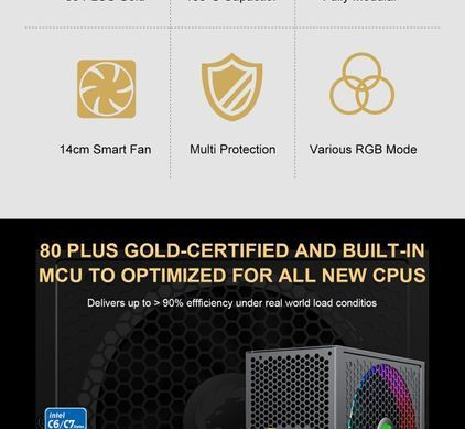 Блок живлення GAMEMAX (RGB-1050 PRO) [303169]