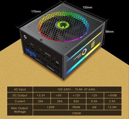 Блок живлення GAMEMAX (RGB-1050 PRO) [303169]