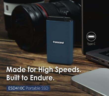 Портативний SSD Transcend 1TB USB 3.2 Gen 2x2 Type-C ESD410C R2000/W2000MB/s (TS1TESD410C) [110028]