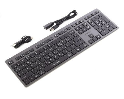 Клавіатура бездротова A4Tech FBX50C Grey (FBX50C (Grey)) [605961]