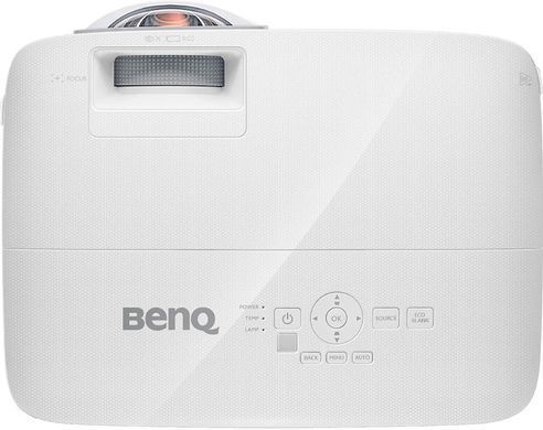 Проєктор BENQ MW809STH, короткофокусний, DLP, WXGA, 3600Lm, 20000:1, D-sub, HDMI, RJ45, білий (9H.JMF77.13E) [401612]