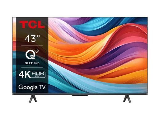Телевізор 43" TCL QLED 4K 60Hz Smart Google TV Titan (43T7B) [111208]